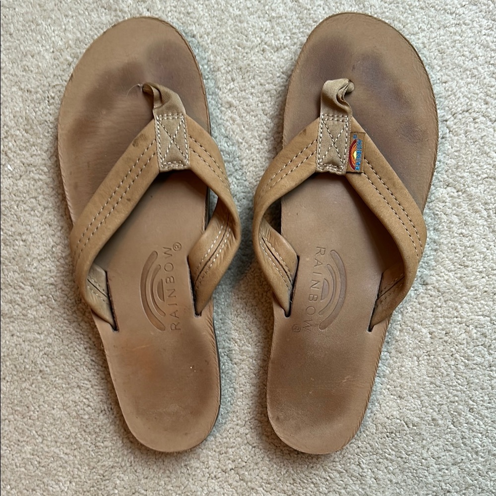Rainbow Classic Brown Sandals